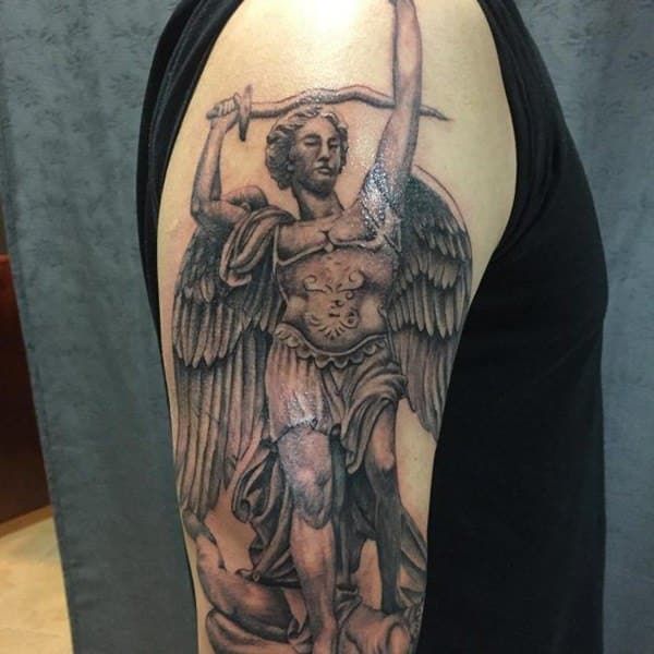 Saint Michael Tattoos 169