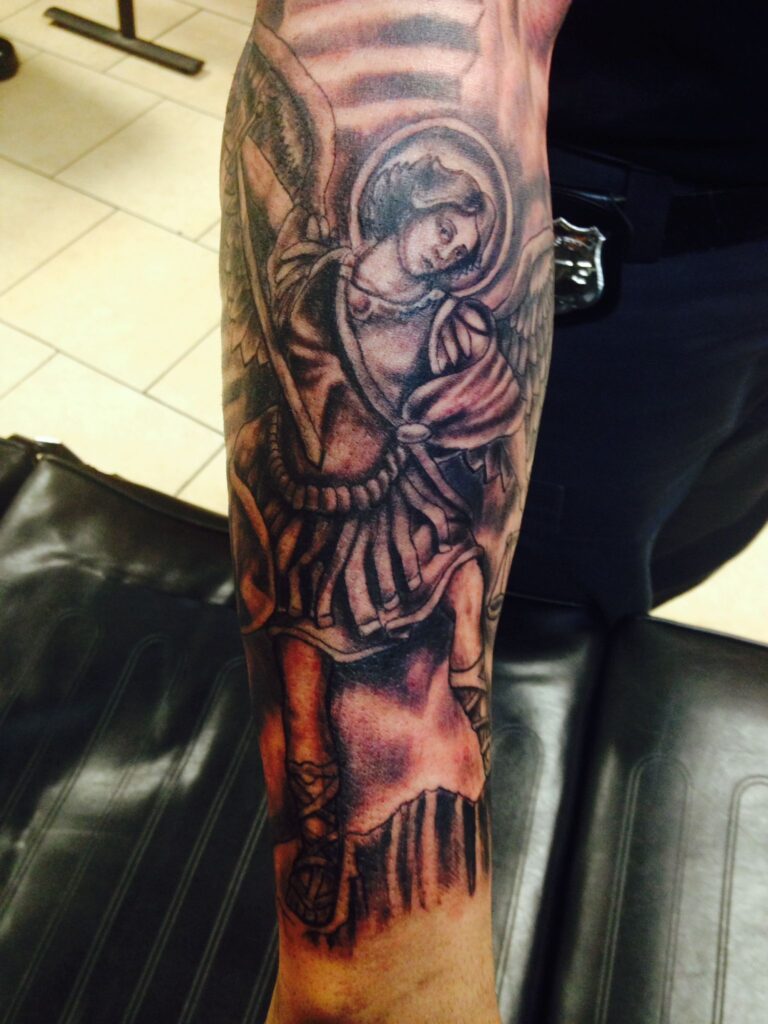 Saint Michael Tattoos 170