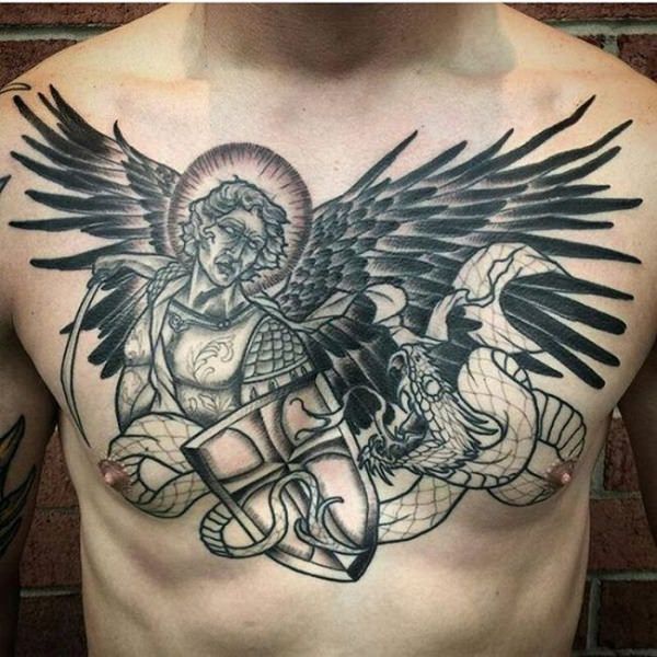 Saint Michael Tattoos 173