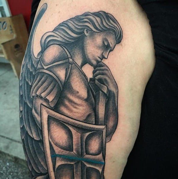Saint Michael Tattoos 20