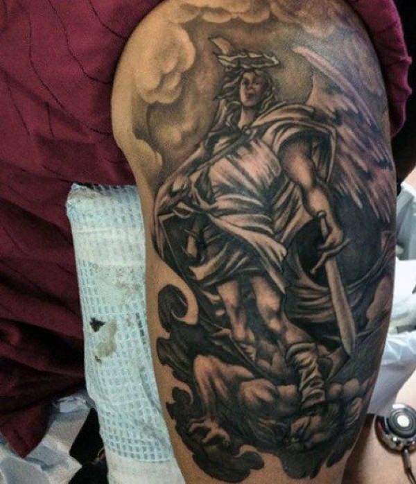 Saint Michael Tattoos 4