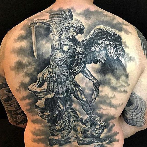 Saint Michael Tattoos 41