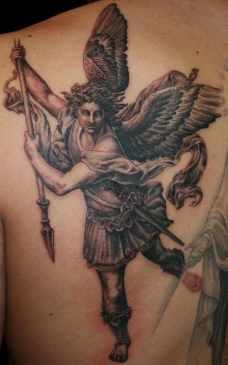 Saint Michael Tattoos 54