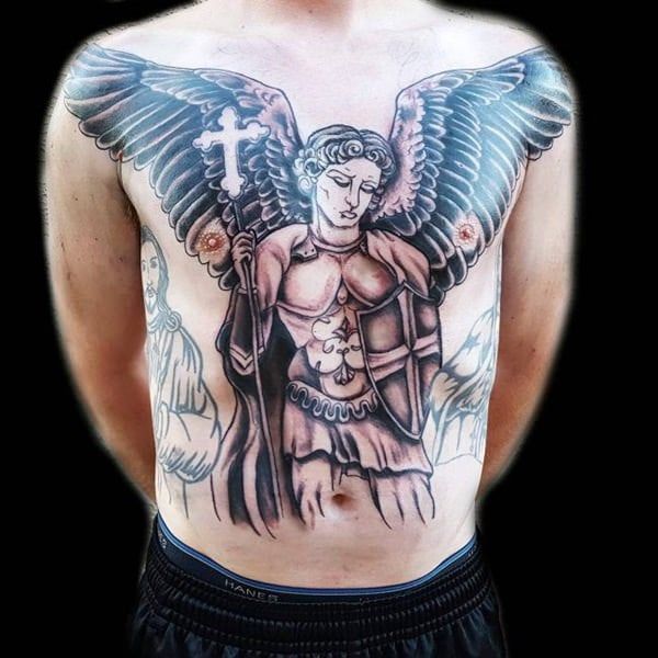 Saint Michael Tattoos 70