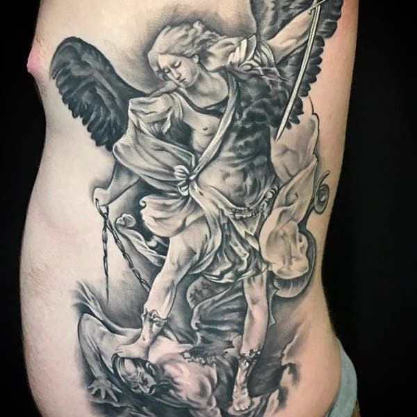 Saint Michael Tattoos 93