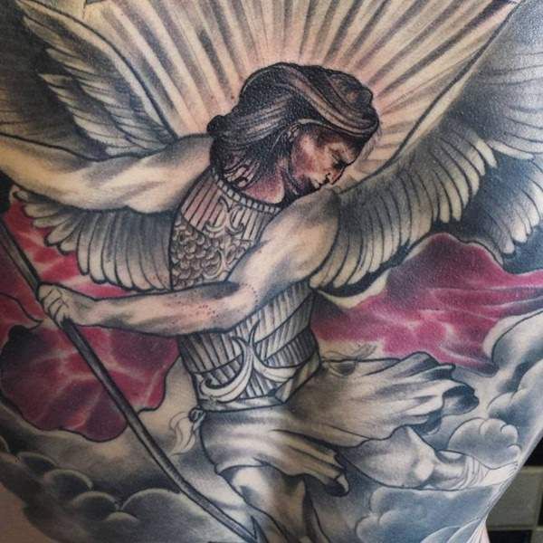 Saint Michael Tattoos 94