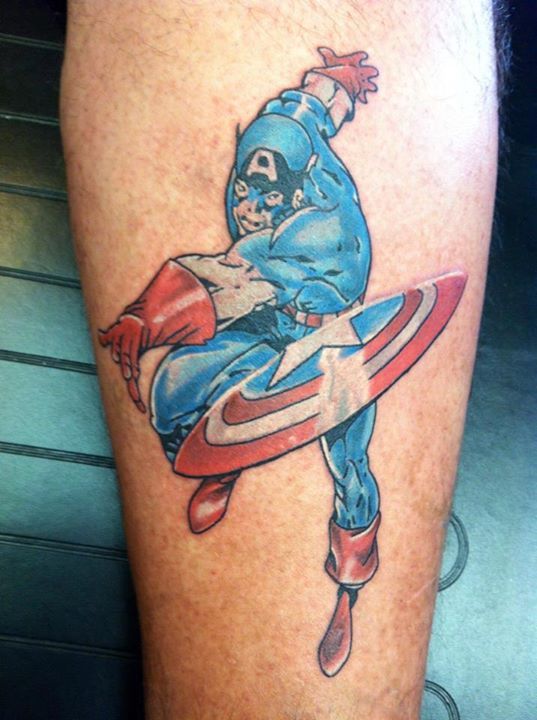 Captain America Tattoos 1