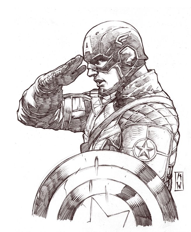 Captain America Tattoos 102