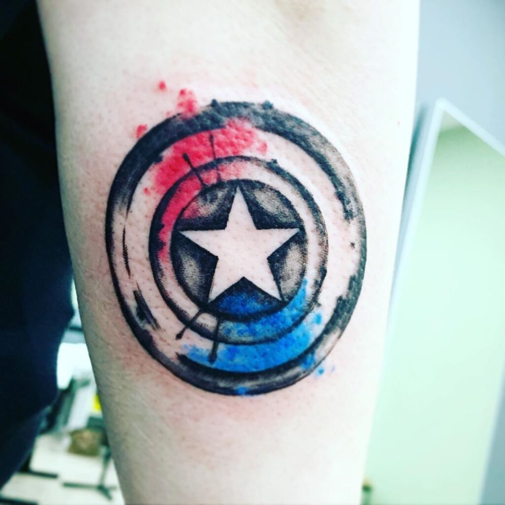 Captain America Tattoos 120