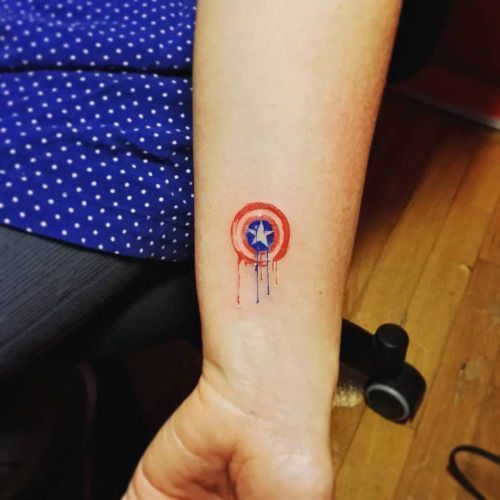 Captain America Tattoos 121