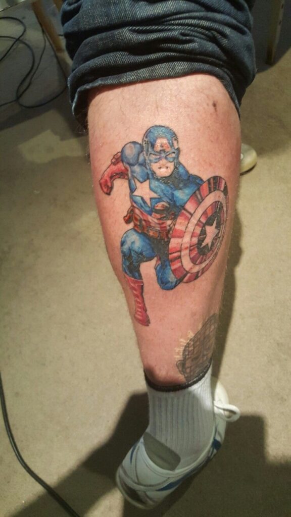 Captain America Tattoos 124