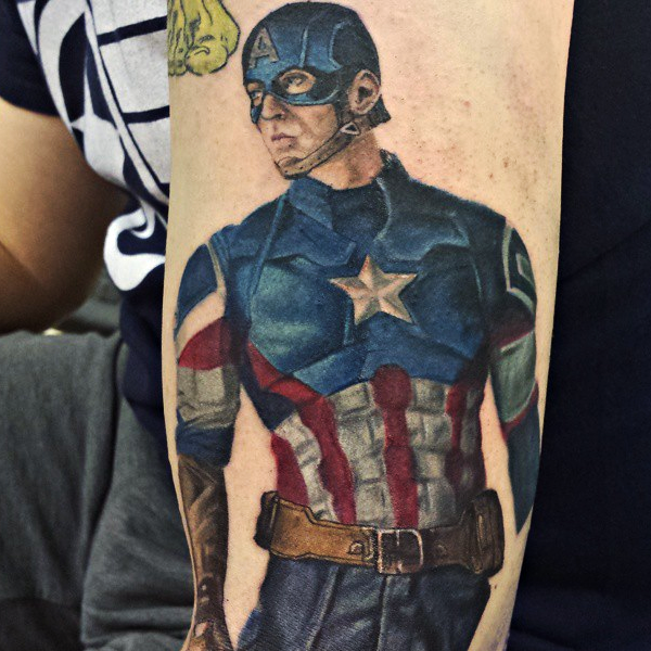 Captain America Tattoos 2