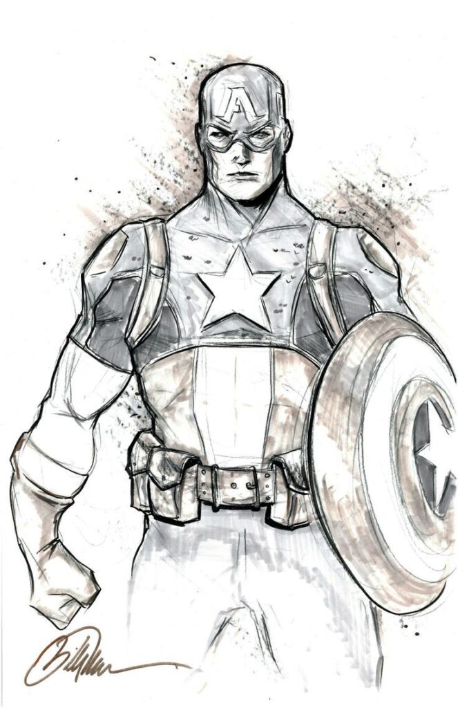 Captain America Tattoos 24