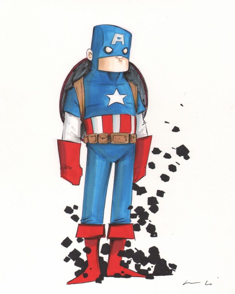Captain America Tattoos 25