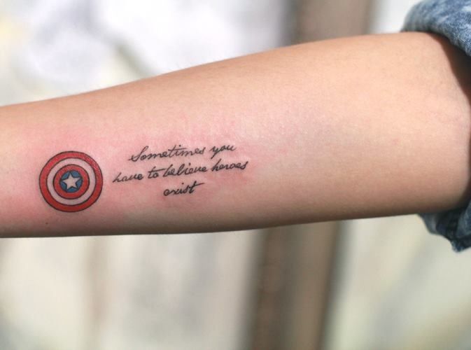 Captain America Tattoos 3