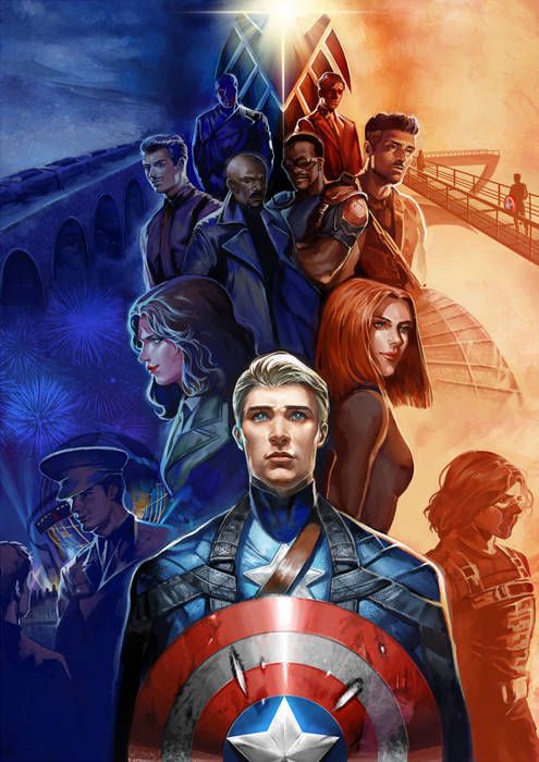 Captain America Tattoos 40