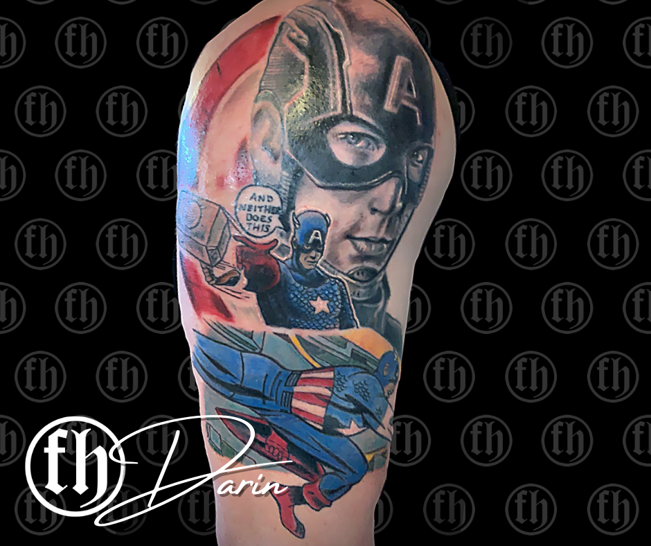 Captain America Tattoos 5