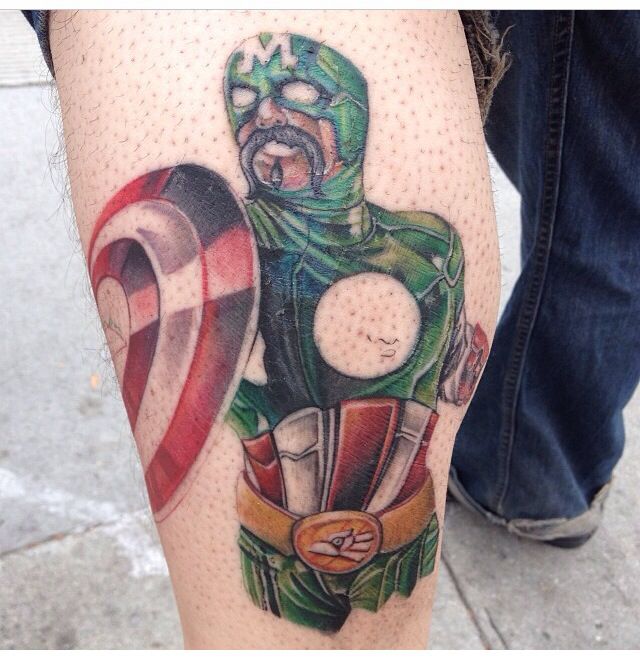 Captain America Tattoos 54