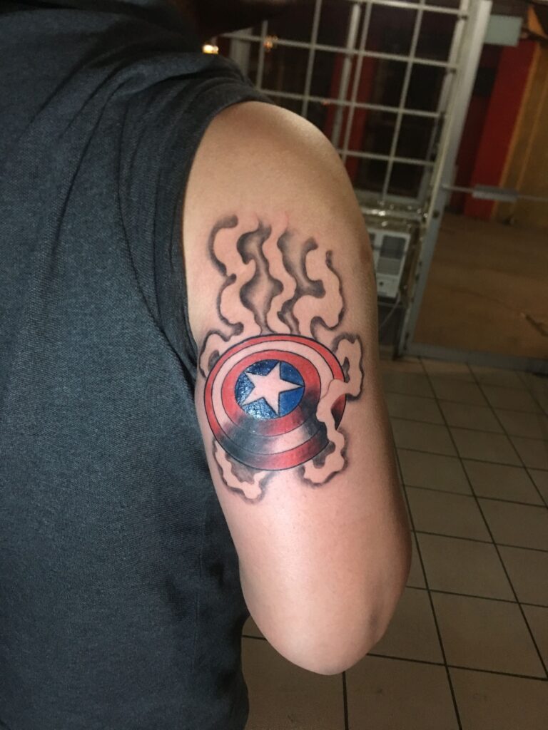 Captain America Tattoos 63