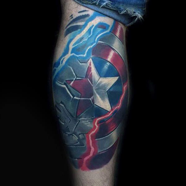 Captain America Tattoos 69
