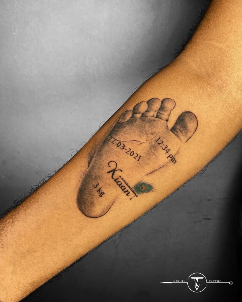 Footprint Tattoos 112