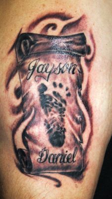 Footprint Tattoos 125