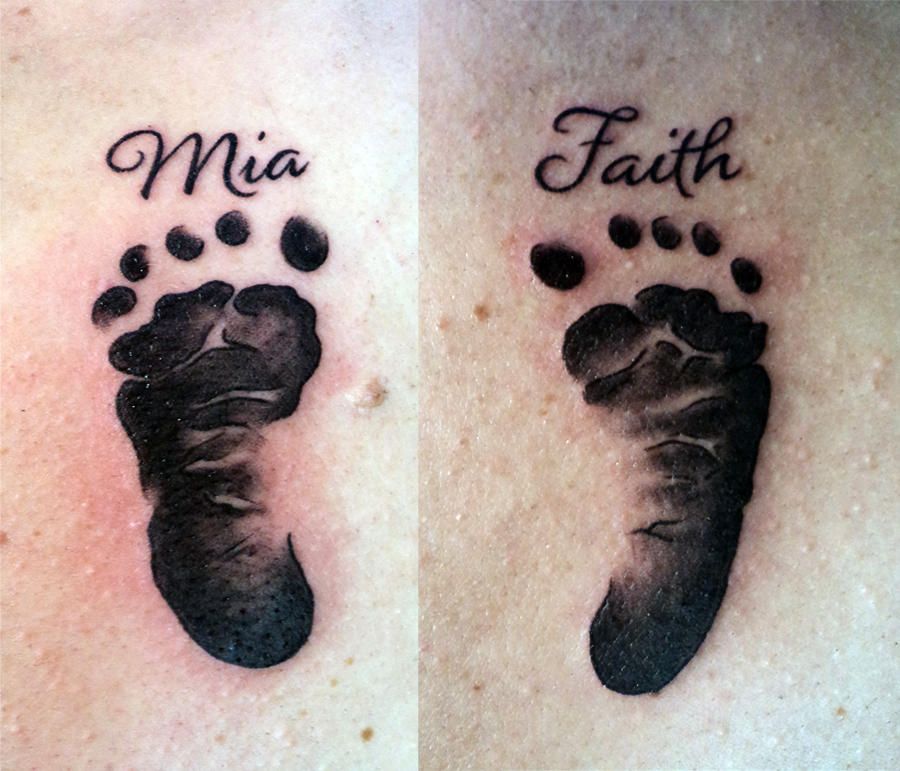 Footprint Tattoos 144