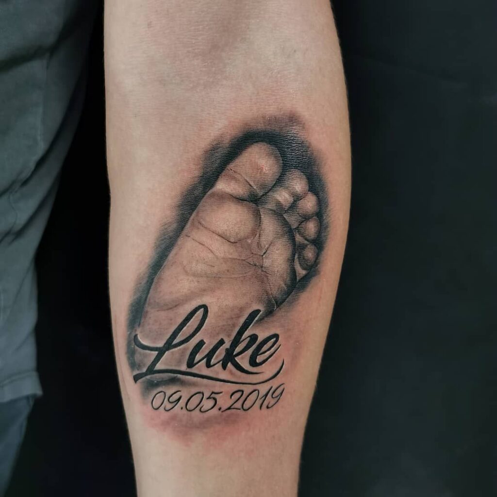 Footprint Tattoos 145