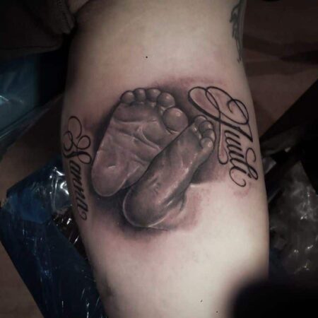 210+ Footprint Tattoos For Men and Women (2022) - TattoosBoyGirl