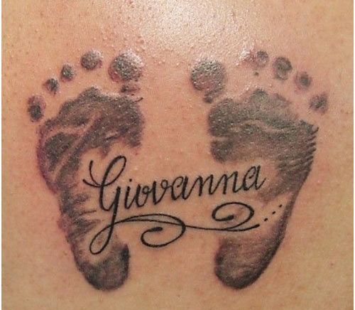Footprint Tattoos 191