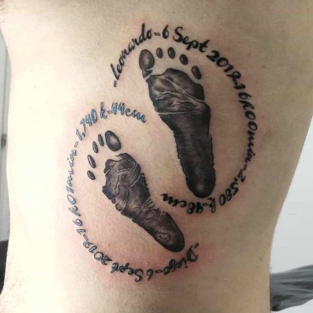 Footprint Tattoos 77