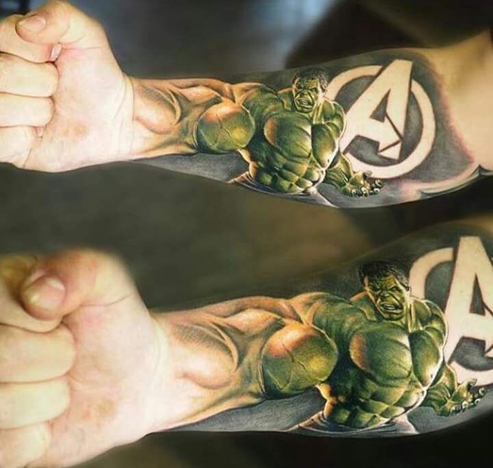 Hulk Tattoos 119