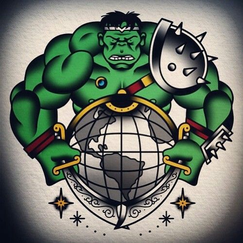 Hulk Tattoos 62