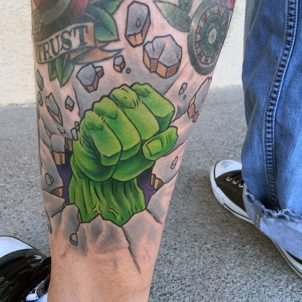 Hulk Tattoos 79