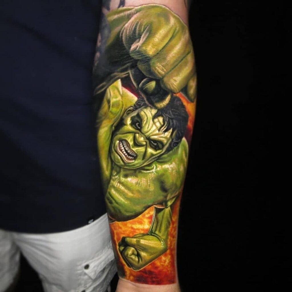 Hulk Tattoos 95