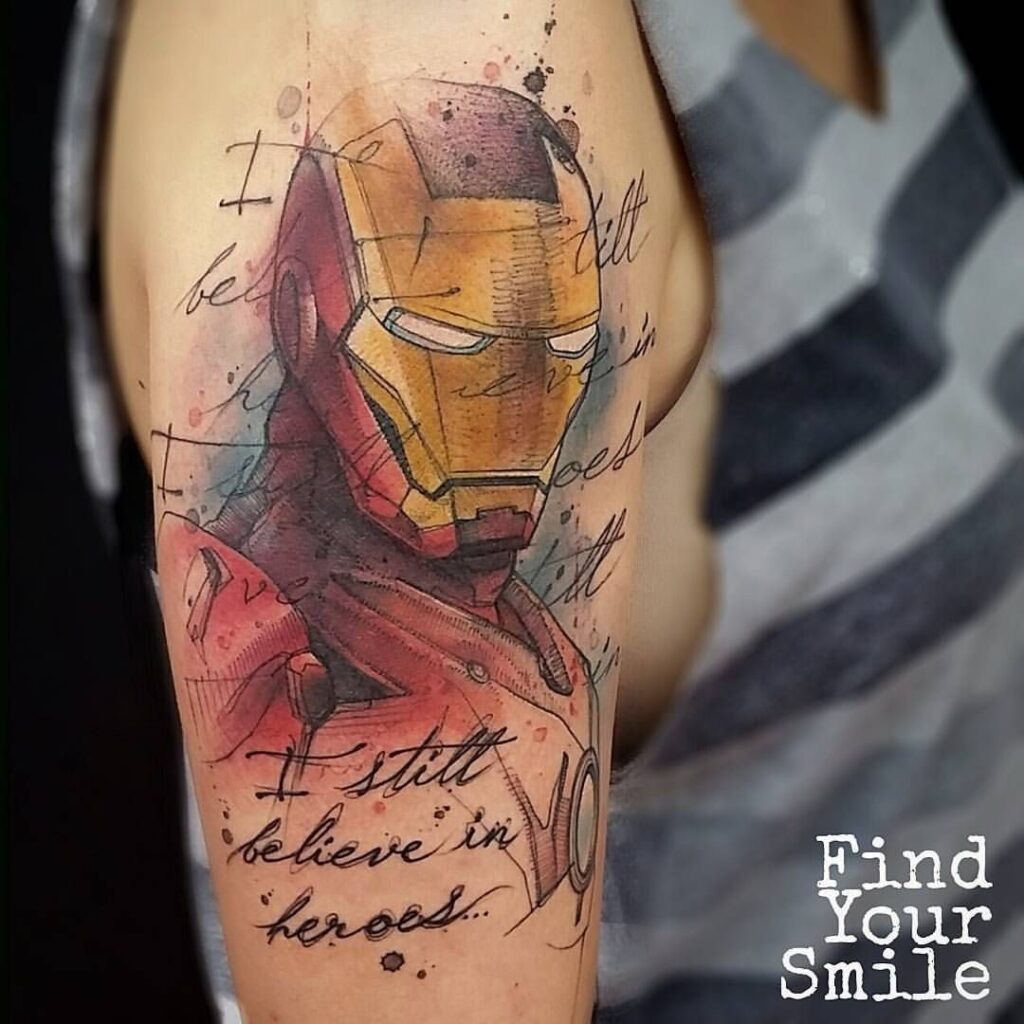 Iron Man Tattoos 127