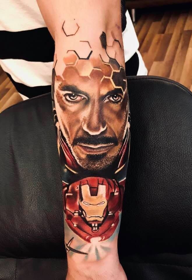 Iron Man Tattoos 21