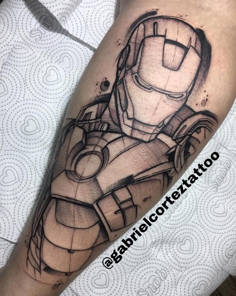Iron Man Tattoos 43
