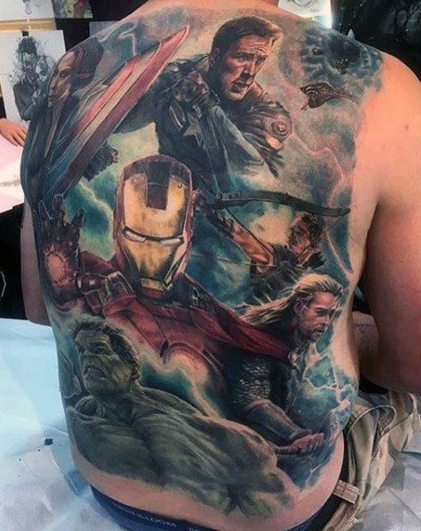Iron Man Tattoos 51