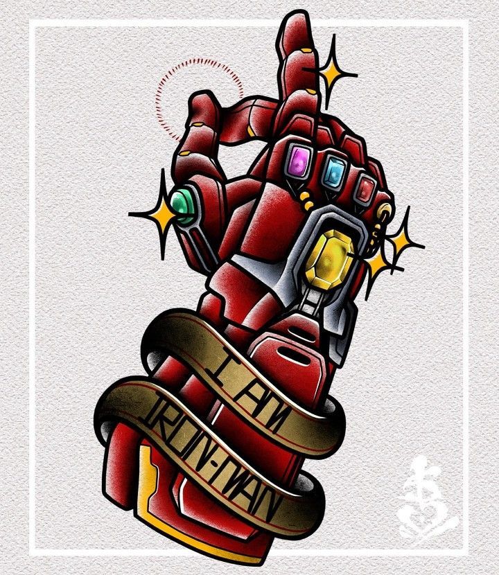 Iron Man Tattoos 8