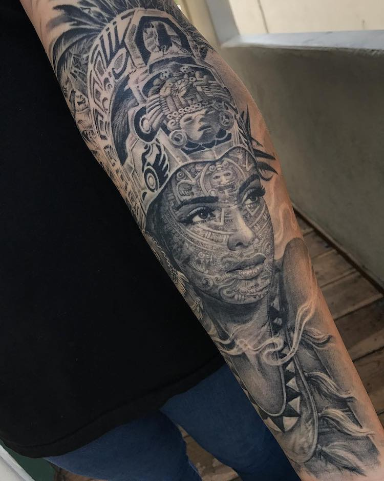 Mayan Tattoos 6