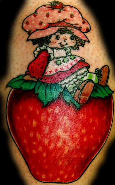Strawberry Tattoos 12