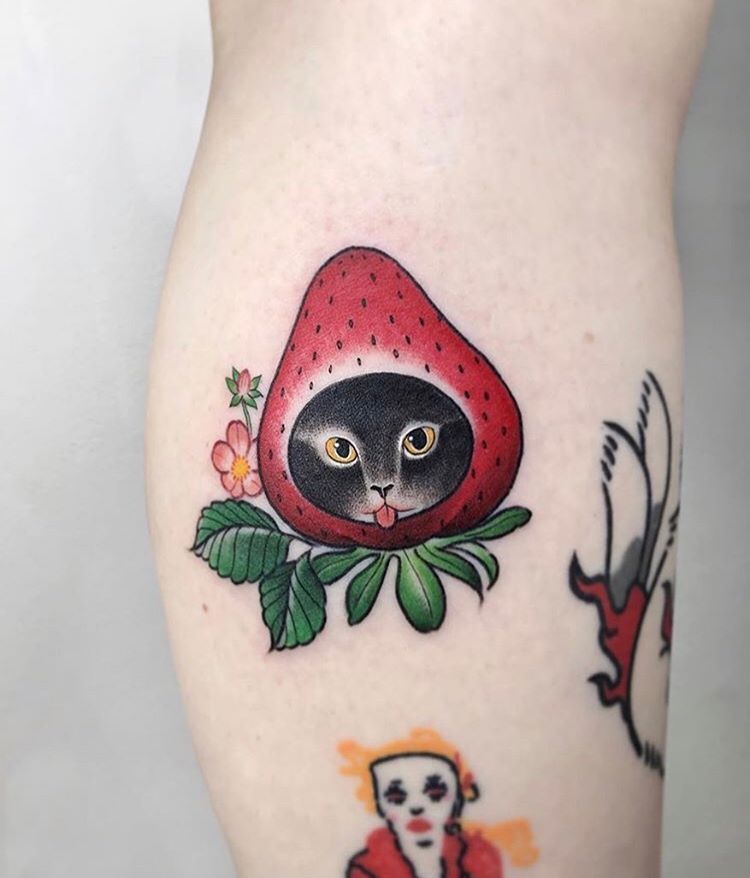 Strawberry Tattoos 15