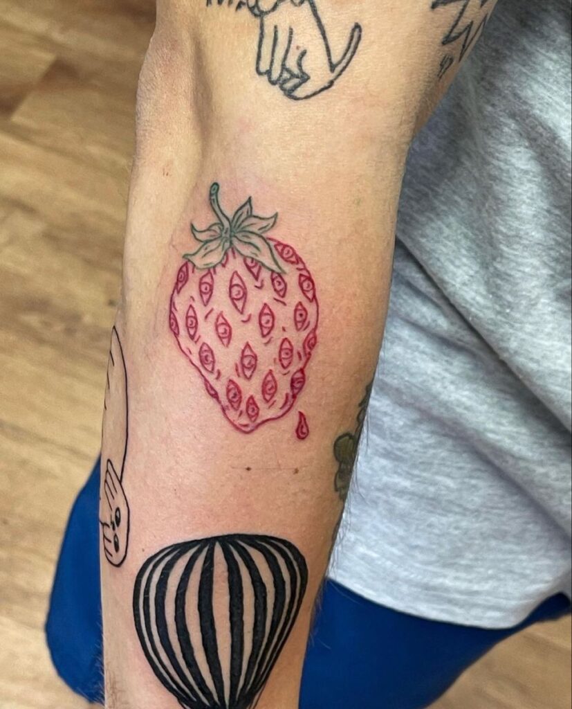 Strawberry Tattoos 16