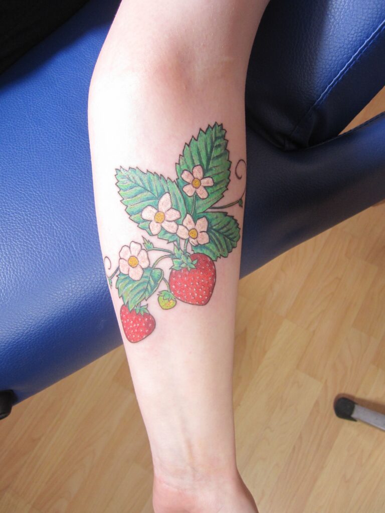 Strawberry Tattoos 19