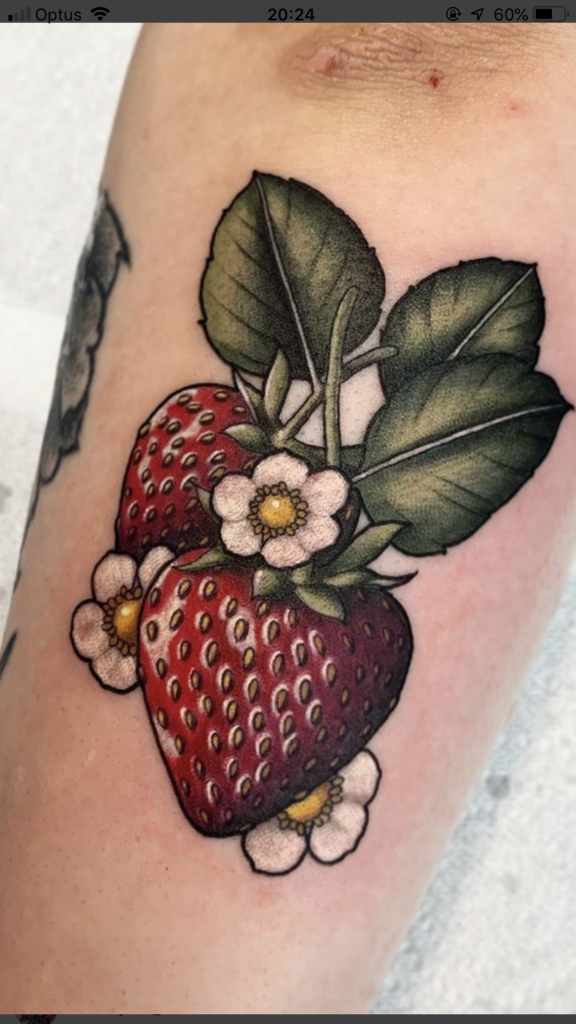 Strawberry Tattoos 2 1