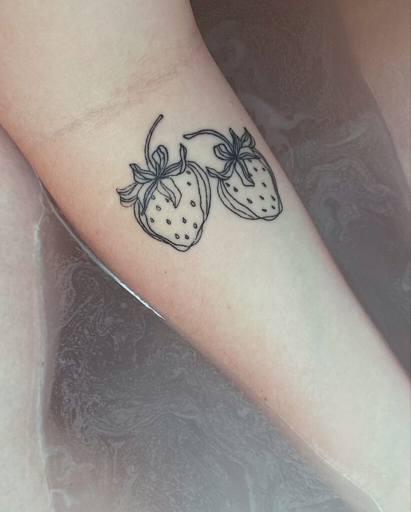 Strawberry Tattoos 20
