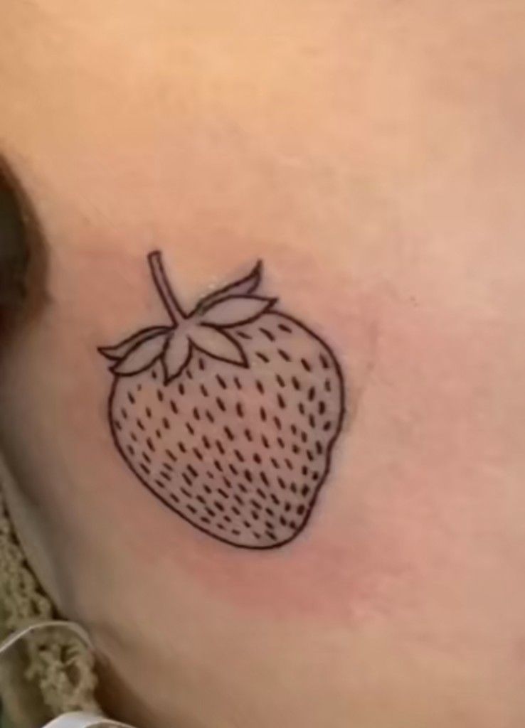 Strawberry Tattoos 27