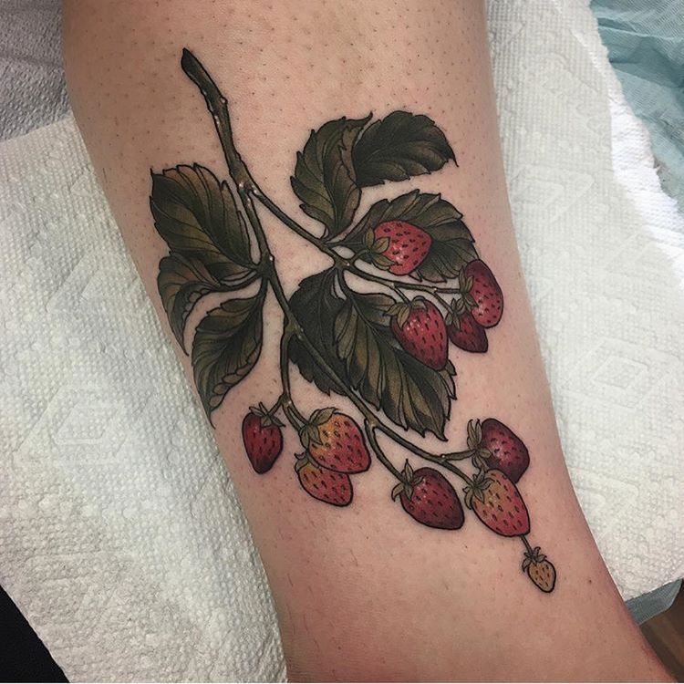 Strawberry Tattoos 31