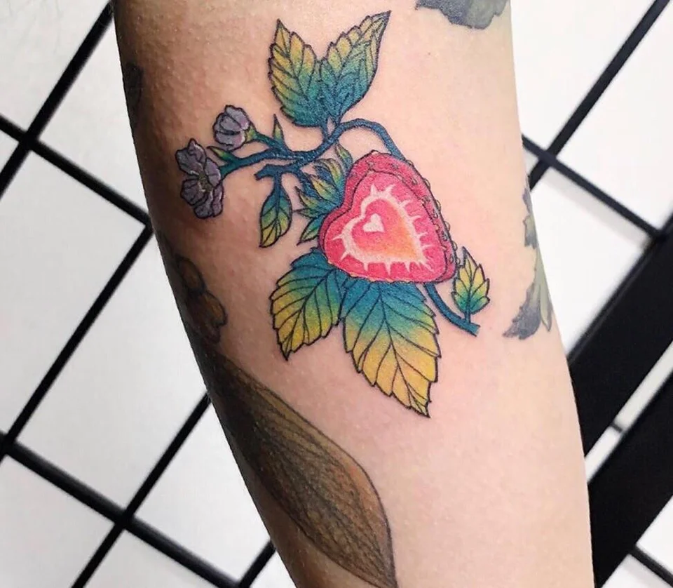 Strawberry Tattoos 4